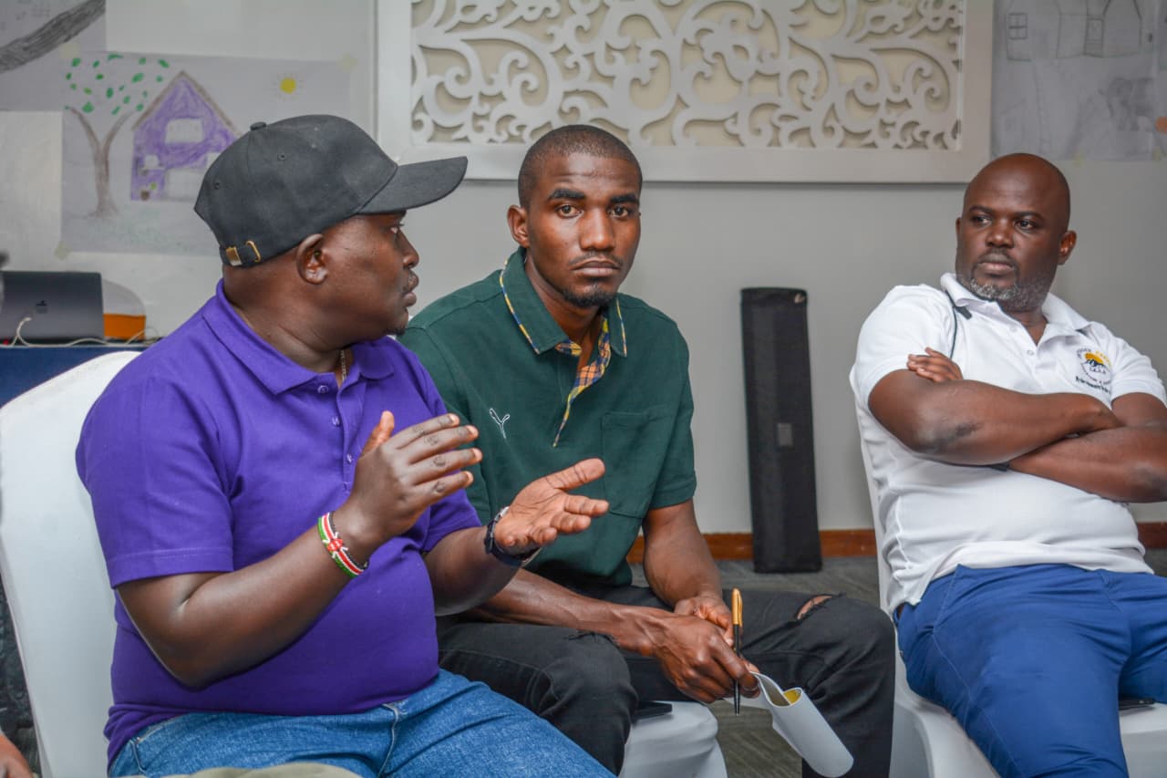 Stakeholders in a seated strategy conversation